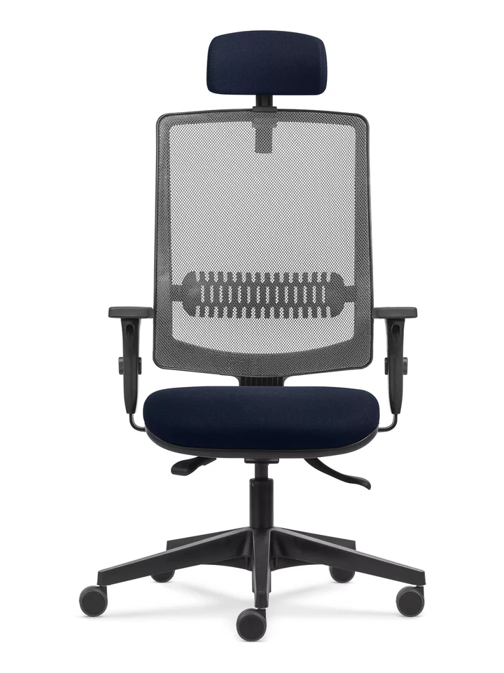 Flexform Uni Pro de frente: assento e encosto