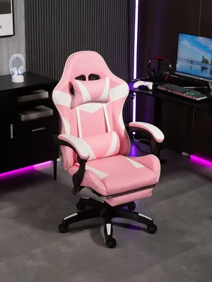 Cadeira gamer rosa em promoção
